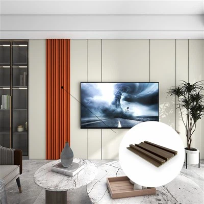 Izdržljivi drveni WPC zidni panel sa žljebovima