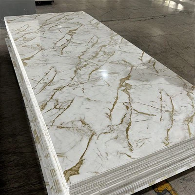Zlatni sjajni PVC zidni panel